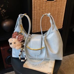 New Large-capacity Commuter Crossbody High-end Shoulder Unique Design Niche Tote Bag, Versatile Handbag
