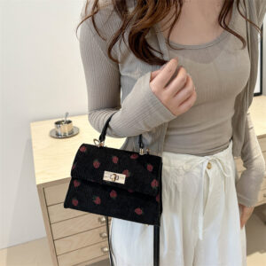 Trendy Spring/Summer New Shoulder Fashion 2026 Simple And Elegant Casual Textured Crossbody Small Square Bag For Women