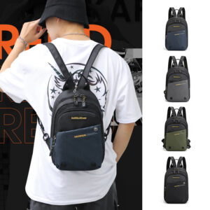 Factory direct sales new leisure sports men and women chest multi-function trend backpack fashion crossbody outdoor bag