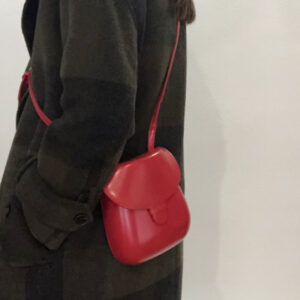 Korean-style Vintage Ins Saddle High-end Fashion Single-shoulder Crossbody Small Bag, Simple And Versatile