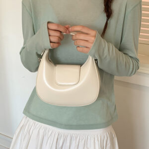 Simple Handbag For Women, 2026 New Trendy Summer High-end Fashion Shoulder Bag, Crossbody Crescent Bag