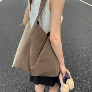 Retro Leopard Print Large Capacity Tote Bag, Women’s Matte High-end Single Shoulder Armpit Bag