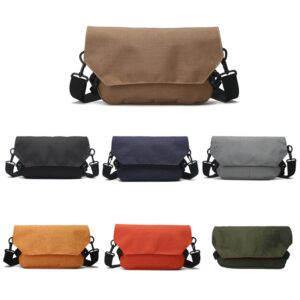 Men’s crossbody chest fashionable men’s sports waist bag, waterproof shoulder bag