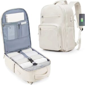 Happypeople Large Capacity Lightweight Travel Waterproof Unisex Carry-On Backpack With Laptop Compartment, Durable