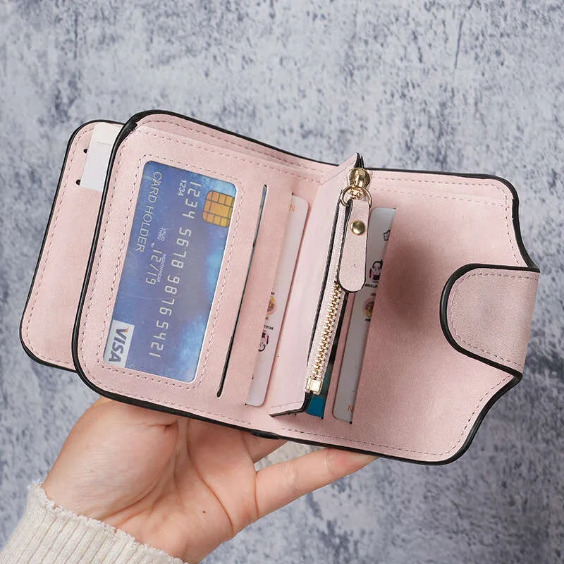 New Korean Style Fashion Wallet Short Multi-Card Slot Simple Coin Purse Women's Bag - Image 2