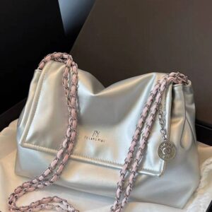 Class Commuting Silver for Women 2026 New Fashion Large Capacity Tote Summer Premium Shoulder Bag