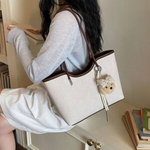 Casual Simple Large-capacity Tote Women, 2026 Summer New Model, Soft Surface, Popular For Commuting, Versatile And