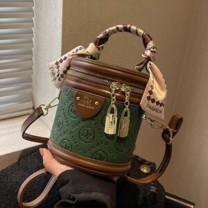 Classic luxury design women’s New fashion retro bucket all shoulder and underarm crossbody bag