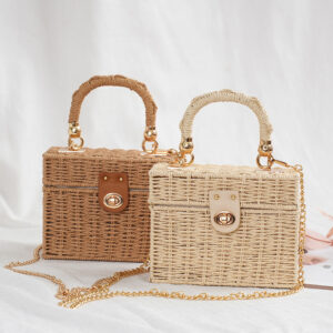 Women’s Bags style fashionable paper rope straw hand daily versatile casual photo cute women’s bag