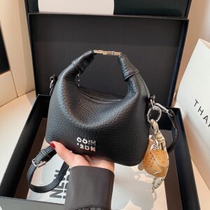 Premium Texture Women’s New Niche Design Foreign Style Hand Carry Small Square Shoulder Messenger Bag