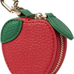 Cute Charm,Mini Leather Coin Change Purse & Pouch Holder Keychain Charm Handbag Tote Wallet Airtag Accessories,Kawaii