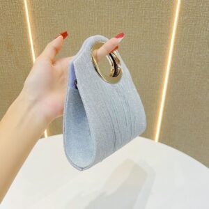 New Cross-Border Socialite Pleated Handb For Banquets, Romantic Wedding Dress B, Single Shoulder Crossbody Evening