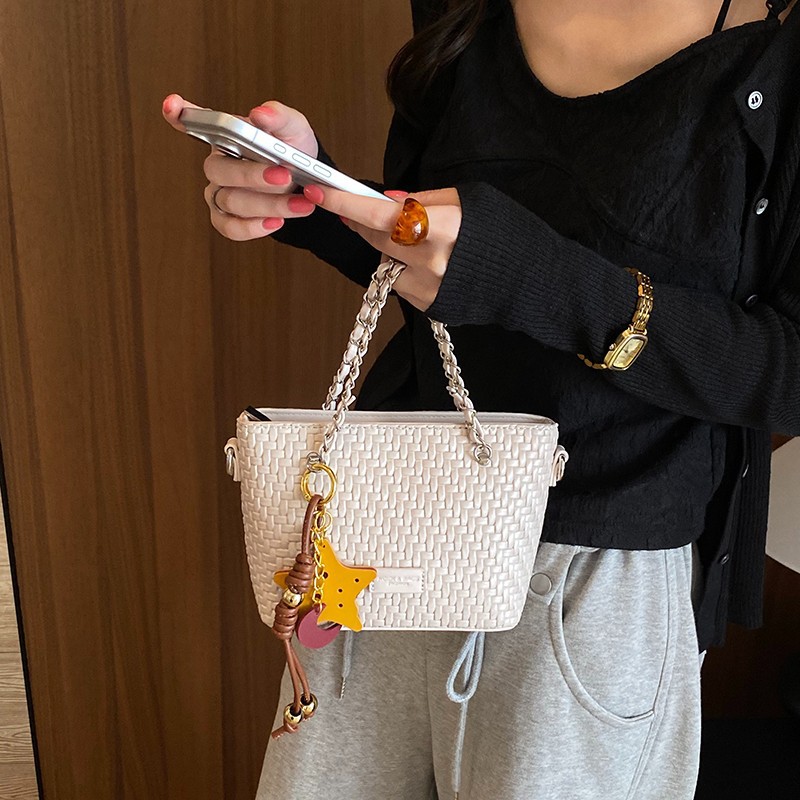 2026 New Premium Women Bucket Bag, Unique Textured PU Leather Handbag, Versatile Casual Shoulder Crossbody Purse - Image 4