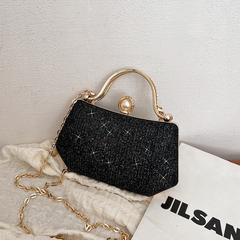 Fashionable Evening Chain High-Quality Women's Unique Handheld Shiny Bag - Image 8