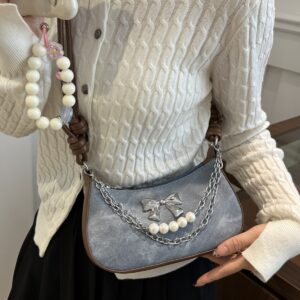 Women’s Underarm With A Unique Design, 2026 New Fashion, Popular This Year, Hot-selling Bowknot Shoulder Crossbody Bag
