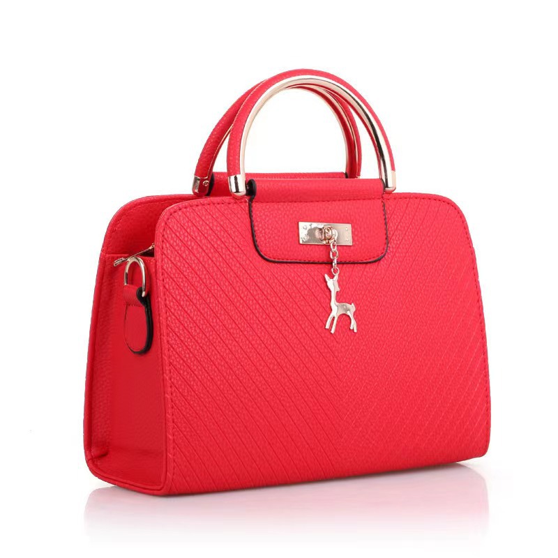 Small Square Pu Women's Solid Color Handbag Messenger Shoulder Bag Fashion - Image 7