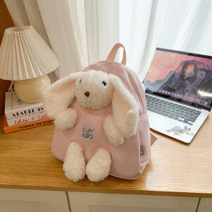Women’s Multi-Compartment Backpack Casual Polyester Trendy Street Style For Travel Shopping Students Commuting