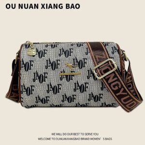 Retro Printed 2026 Casual Fashion Shoulder Women’s Commuter Versatile Crossbody Bag Women