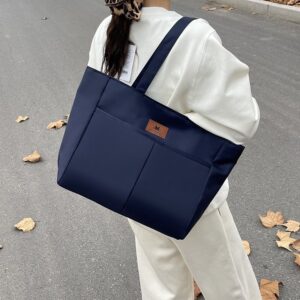 Commuting Simple Large Capacity Tote Ultra-light Shoulder High-end Handbag Casual Waterproof Women’s Bag Mommy