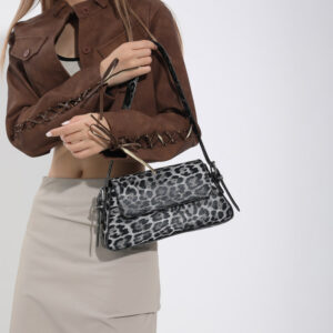 for Women 2026 Autumn Winter New Leopard Print Armpit Small Square Bag European and American Retro Versatile Shoulder