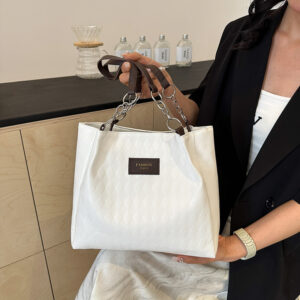 Large Capacity Women’s 2026 New Summer Textured Niche Class Commuter Versatile Shoulder Tote Bag