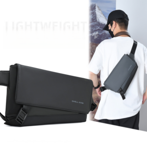 New style chest fashionable crossbody outdoor waterproof shoulder waist bag, men’s commuting bag