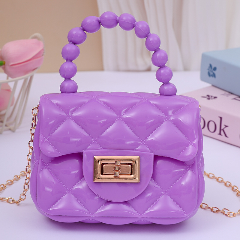 2026 New Women's Shoulder Fashion Pearl Chain Crossbody Handbag Mini Jelly Bag - Image 14