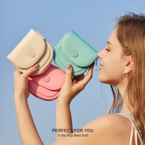 New Fashionable Women’s Feeling Multi-card Change Bag 20% Off Card Bag, Small Semi-round Wallet For Women