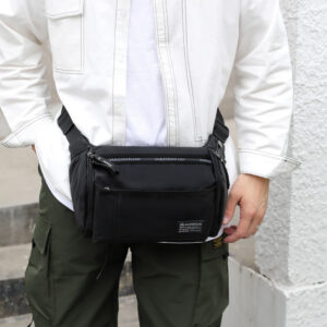 Fashionable new chest single shoulder multifunctional crossbody small mailman bag, men’s bag