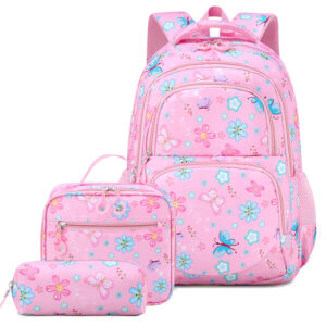 New Style Schoolbag For Girls Grades 3-6 Shoulder Support Lightweight Large Capacity