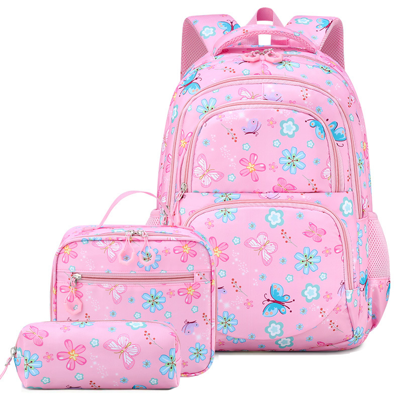 New Style Schoolbag For Girls Grades 3-6 Shoulder Support Lightweight Large Capacity - Image 2