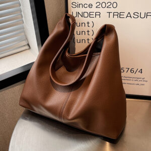Large Capacity Women’s Spring Summer 2026 New Fashion Shoulder High-grade Texture and Mother Water Bucket Commuter Tote
