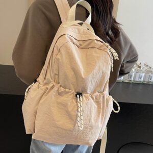 Lightweight 2026 New Women’s Casual Versatile Nylon Backpack Student Class Bag Large Capacity
