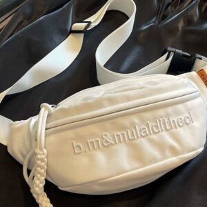 Men’s Women’s Casual Crossbody Japanese Style Trendy Waist High End Lightweight Chest Bag for Men And Women