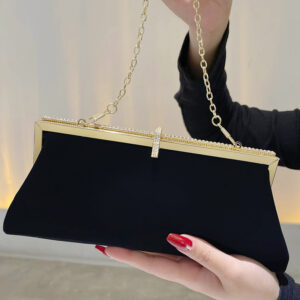 Autumn and winter new velvet clutch socialite women’s dinner diamond dress banquet temperament versatile crossbody bag