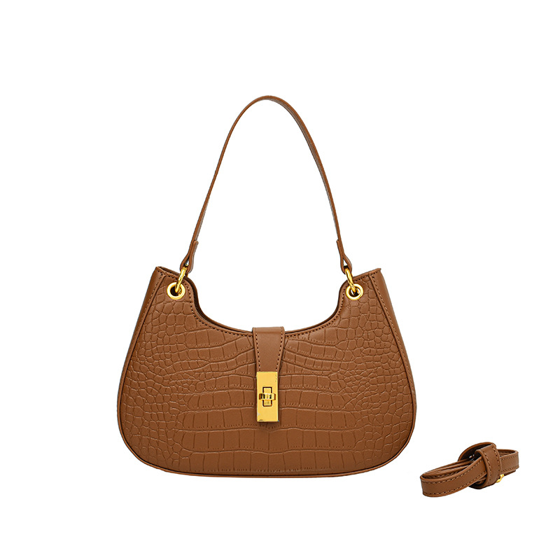 New Arrival Stone Texture Shoulder Bag Classic Elegance Minimalism Handbag - Image 4