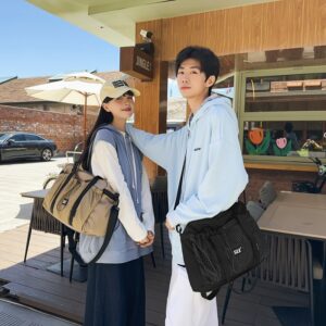 Stylish Unisex Tote Bag For Travel, Gym & Yoga Lightweight, Spacious With Multiple Pockets Water-Resistant Polyester