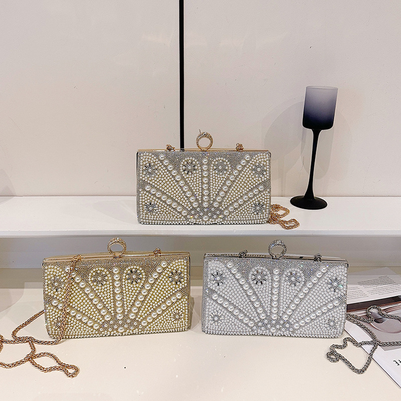 Diamond-encrusted Socialite Handbag Style High-end Evening Shoulder Crossbody Bag - Image 2