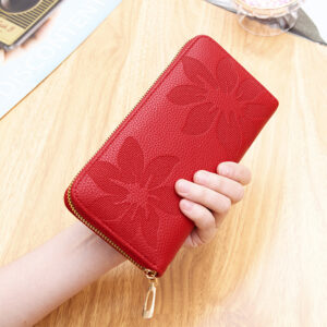 2026 Women’s Wallet High-End Long Clutch Single Zipper Large Capacity Coin Purse Phone Bag Horizontal Versatile