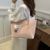 With pendant in pink