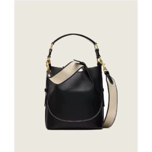 Fashionable New Women’s Brand-same High-quality Large-capacity Wide Shoulder Strap Handbag Messenger Bag, Classic And