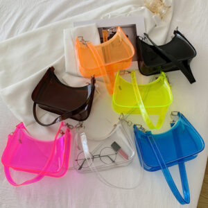 Transparent For Women 2026 Summer New Trend Korean Fashion Jelly Internet Celebrity Stylish Shoulder Underarm Bag