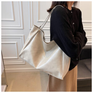 Women’s Bag, Capacity, New Summer Model, Shiny Single-shoulder Briefcase, Fashionable And Versatile Large Tote For