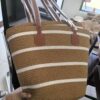 Khaki White Wide Stripes