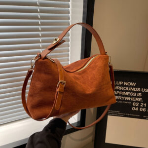 Cross-Border High-Value Large Capacity Simple Commuter Shoulder Handbag Summer Fashionable Stylish Women’s Bag