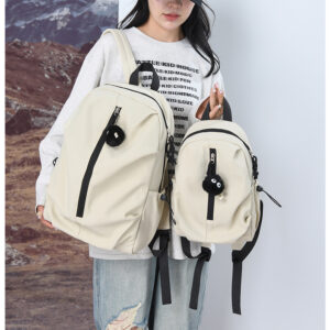 New Fashion Trend Casual Size Backpack Lightweight Men’s And Women’s Large-capacity Travel Bag With Pendant