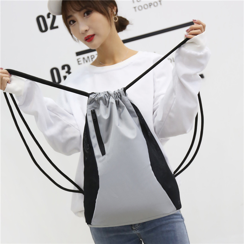 Basketball Bundle Pocket Outdoor Sports Drawstring Backpack Women's Multi-function Large-capacity Fitness Bag - Image 3