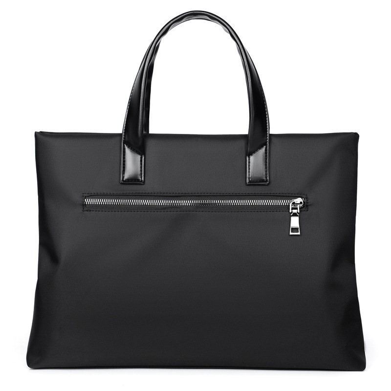 Briefcase, portable large capacity business men's computer bag, office file bag - Image 4