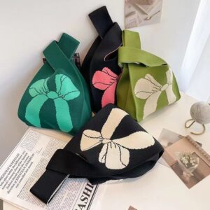 New Women’s Small Handheld Tote Fashionable Portable Storage Korean Style Shoulder Gift Bag