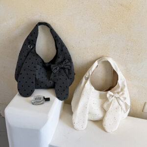 Korean-style Star-embroidered Shoulder Women, 2026 New Model, High-appearance Bowknot Underarm Bag, Versatile Tote Bag